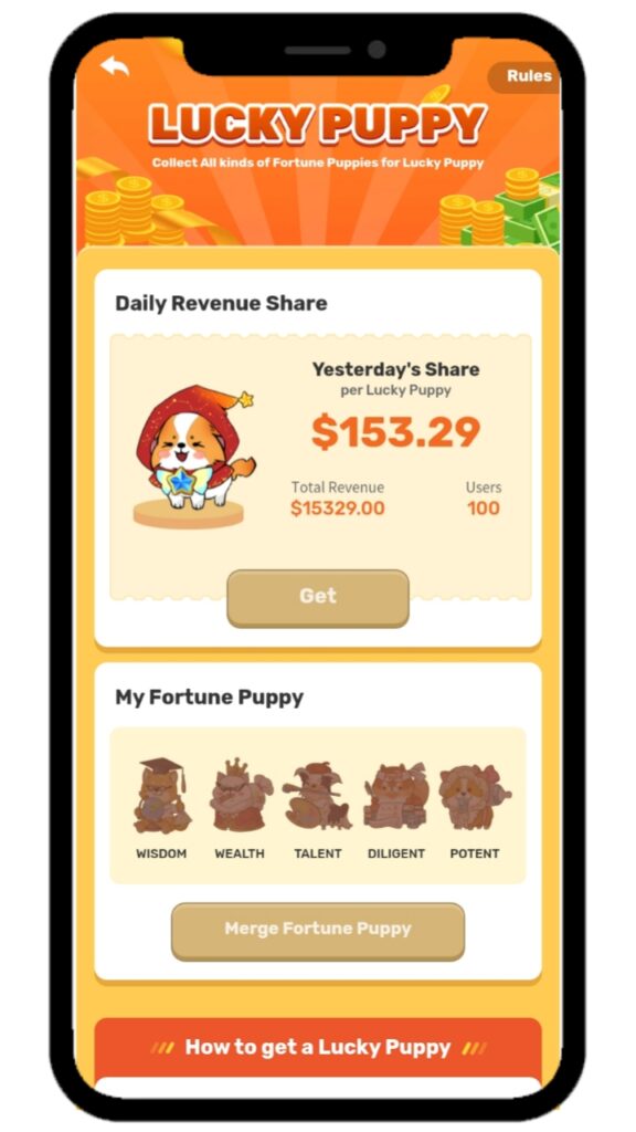 Puppy Town - Merge & Win - Earn Money Online