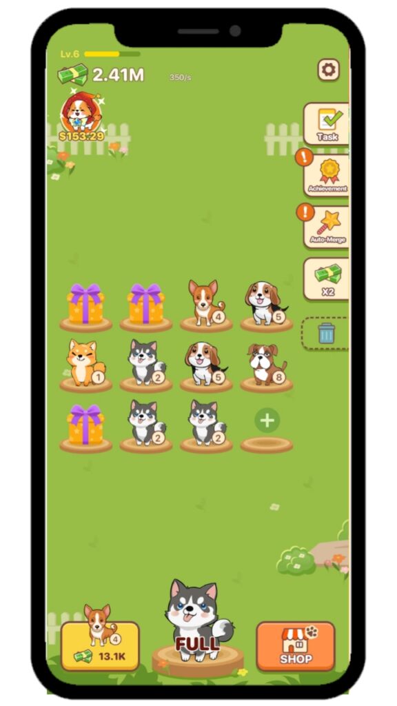 Puppy Town - Merge & Win - Earn Money Online