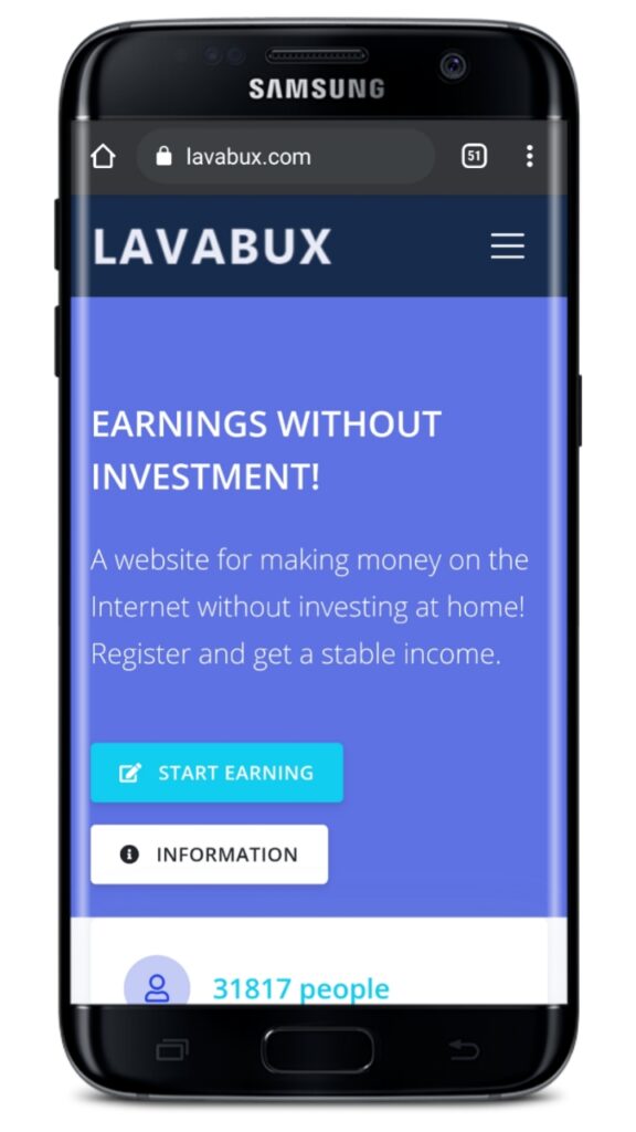Lavabux Online Earning Site Without investment.