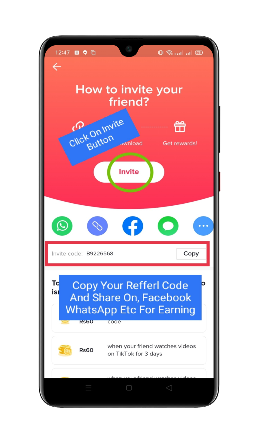 Tiktok App New Offer - Invite And Earn - Get 440 Per Invite - Earn