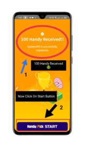 Download Handy Pick App - Earn Money Online - Refer Earn - Get 110 Handy Pakistani Rs 24,000 ( $14 to 15$ )