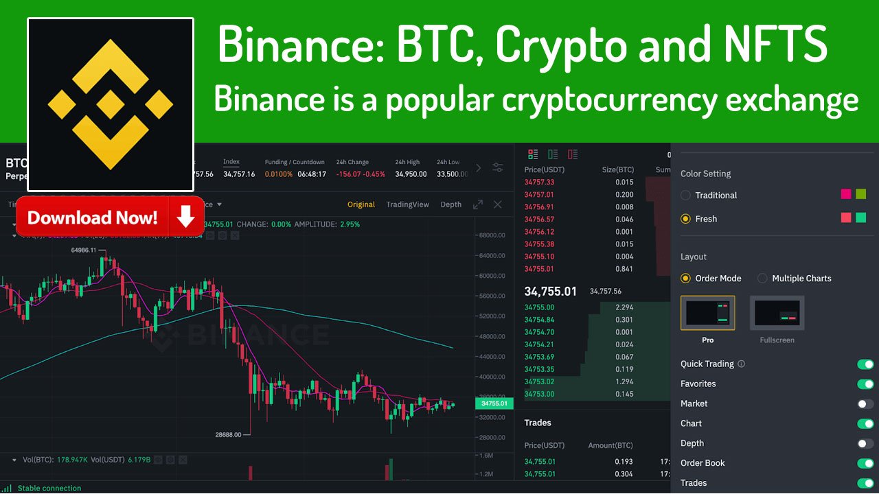 Binance: BTC, Crypto and NFTS | make money online